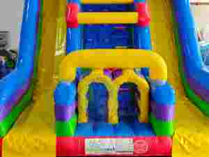 Grand toboggan <span class=keywords><strong>gonflable</strong></span> à prix avantageux, conception personnalisée à double voie, <span class=keywords><strong>structure</strong></span> d'amusement en PVC durable pour enfants et adultes - Product Image 3