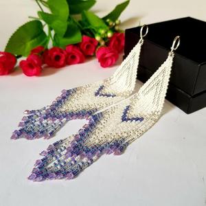Pendientes Largos con Cuentas, Creaciones Hechas a Mano - Product Image 1