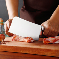 Ensemble de couteaux de chef 7 pièces en acier inoxydable de haute qualité avec bloc de couteaux et aiguiseur, y compris des ciseaux