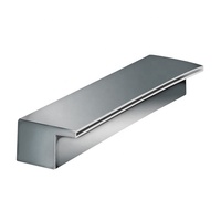 Cascade d'eau en acier inoxydable Water Faery avec panneau LED pour piscine extérieure, élément aquatique pour hôtel de luxe et aménagement paysager de jardin