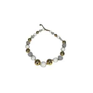 Fashion <b>Beaded</b> <b>Bracelet</b> 316L Stainless Steel PVD <b>Gold</b> Plating Sustainable Resistant Jewelry Accessory - Product Image 1
