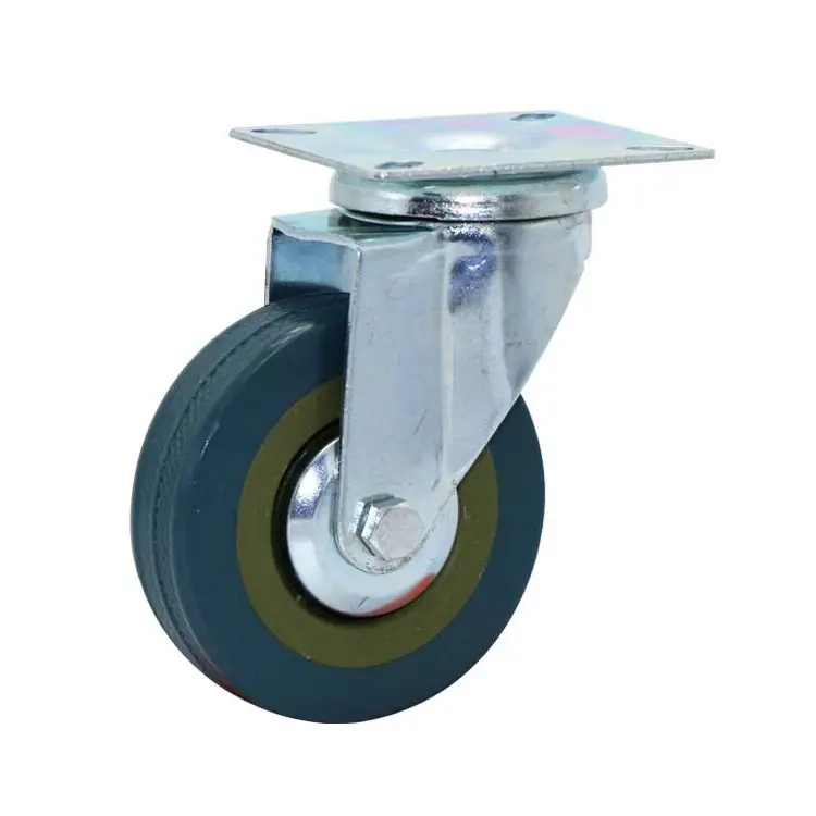 3 inch 4 inch Swivel Fixed Industrial Heavy Duty Caster Wheels With Brake