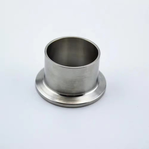 Raccord de tuyauterie en acier inoxydable <span class=keywords><strong>ISO</strong></span> 1127/IDF, embout à bride lisse poli, embout biseauté, manchon de soudure pour huile, gaz, eau - Product Image 4