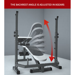 Cage d'alimentation multifonctionnelle à usage intensif avec station de presse de banc pour équipement de musculation à domicile Espagne en stock - Product Image 3