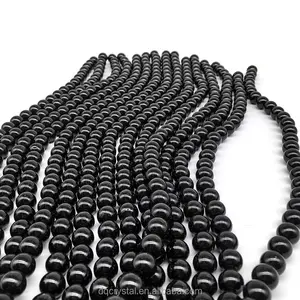 Natural Crystal Beads For Sale Wholesale Obsidian Beads Manufacturer Mix Size Obsidian Beads Strand Bracelet For Gift