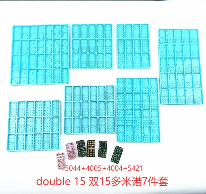 Double 15 Domino Mold