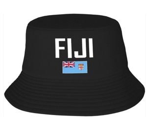 Fiji Bucket Hat for Women Men Summer Travel Sun Beach Bucket Cap Unisex Outdoor Fisherman Hat