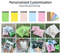Sacs de Courrier en PE Imprimés Personnalisés pour Vêtements Sacs d'Emballage Imperméables pour Vêtements Sacs d'Emballage pour Vêtements de Couleur Dégradée
