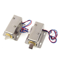 DC 12V Mini serrure à boulon électrique électromagnétique porte de commande petite serrure d'armoire
