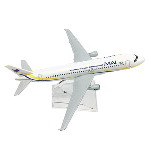 프로모션 및 비즈니스 선물 생일 선물 스케일 1:400 16cm A320 미얀마항공 국제 비행기 모델 항공기 - Product Image 2