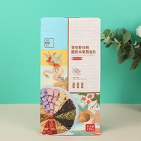 Sachet d'emballage alimentaire biodégradable à fond plat et soufflet latéral, finition douce au toucher