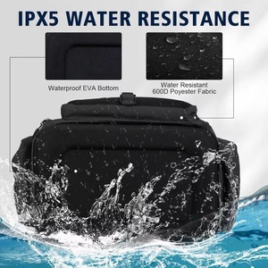 Muestra gratuita: Bolsa de aparejos de pesca tipo bandolera con 3600 compartimentos, mochila de pesca con logotipos personalizables y soporte para cañas - Product Image 2