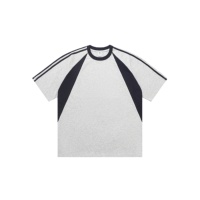 T-shirt unisexe Sebanda de haute qualité 260G, manches courtes, avec empiècements solides aux épaules, grande taille, pour motard, 100% coton, grandes tailles