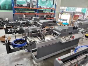 Machine d'impression entièrement automatique d'étiquettes/machine de sérigraphie en soie de ruban de coton couleur unique - Product Image 3