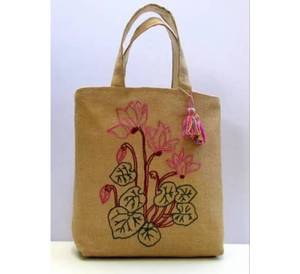 Latest Design Customize Print 100% Jute <b>Hessian</b> Promotional <b>Tote</b> <b>Bags</b> - Product Image 6