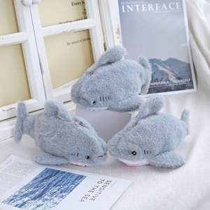 Sac à crayons en coton PP en forme de requin super doux, tendance et en promotion, sac OPP mignon et amusant, unisexe, dessin animé pour enfants - Product Image 5