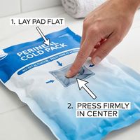 Compresse froide instantanée périnéale en non-tissé doux de qualité supérieure, absorbant le lochia, classe I