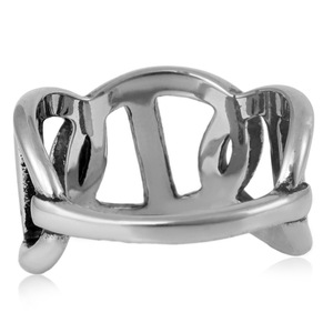 Anillo geométrico de acero chapado en oro yunique para el dedo índice, regalo de joyería de moda unisex - Product Image 3