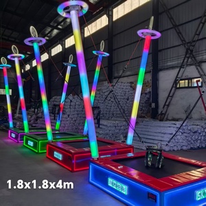 2025 thiết kế mới điện người duy nhất Bungee với ánh sáng trẻ em Trampoline nhảy với ánh sáng - Product Image 5