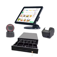 Terminal de point de vente tout-en-un avec écran tactile 13,3 pouces, système Android, caisse enregistreuse, paiement NFC, imprimante, scanner pour la vente au détail