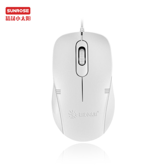 Sunrose 3D Optical USB Wired Ergonomic Mouse 800-1200 DPI 82g Lightweight 3 Programmable Buttons for PUBG Gamers-Desktop/Laptop