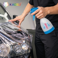 Bouteille pulvérisatrice à gâchette HDPE 500 ml, pulvérisateur à brume réglable pour le detailing automobile, l'installation de film teinté et le nettoyage