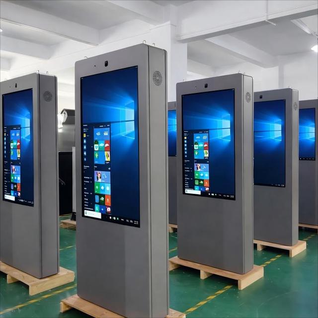 Sinmar Waterproof Outdoor Digital Advertising Signage Screen 21.5 - 65 Inch Interactive Touch Screen Kiosk Display Board