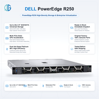 Server Dell PowerEdge R250 dengan Prosesor Intel Xeon E-2300 dan Empat Slot DIMM DDR4, Server Rak 1U.