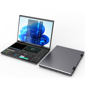<span class=keywords><strong>Laptop</strong></span> Layar Ganda Label Pribadi Gratis 1920*1280 IPS 10.5+10.5 inci Layar Sentuh Intel N100 Quad Core <span class=keywords><strong>Laptop</strong></span> Bisnis Layar Sentuh - Product Image 3