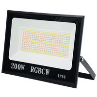 Projecteur LED Extérieur RVBCW Couleur avec Télécommande, Éclairage Paysager Dimmable, Lampe de Lavage Murale pour Lumières de Noël