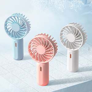 Gift Items 2025 Creative 500mah Portable <b>Mini</b> <b>Hand</b> Held Fan with Light for Useful Products for Men/women/children's Daily Life - Product Image 2