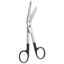 Tijera profesional de acero inoxidable de 7 pulgadas, puntas CVD, vendaje Manual Lister, instrumento quirúrgico, gran oferta, tijera supercortada (18cm) - Product Image 5