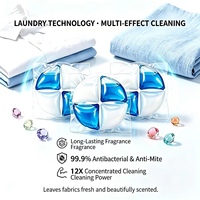 Capsules de lessive blanchissantes douces sans chlore, sans dommages pour les tissus