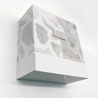 Luxury Double-door Open Customized Printing Cosmetics <strong>Wine</strong> Packaging Rigid Paper <strong>Box</strong> With Ribbon Strip
