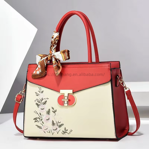 New Arrived Wholesale PU Leather Trendy Shoulder Bags Ladies Hand Bags Fashion Designer Women's Handbags for Woman - Product Image 1