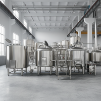 Système de brasserie Micro 600L d'occasion pour brassage en pub