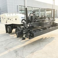 Machine de nivellement de béton laser autopropulsée flexible pour travaux de pavage en béton