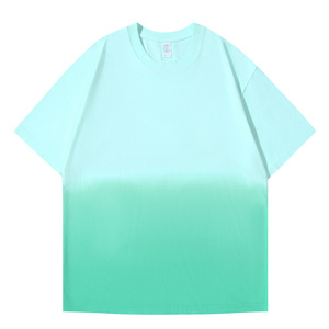 <span class=keywords><strong>Camiseta</strong></span> <span class=keywords><strong>de</strong></span> Verano para Mujer, <span class=keywords><strong>de</strong></span> Algodón Peinado Premium, con Degradado Casual, Bloques <span class=keywords><strong>de</strong></span> Color en Contraste, Transpirable, Suave, Resistente a la Decoloración, a la Moda - Product Image 2