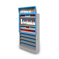 Support de magasin de fumée, porte-cigarettes avec étagère à ressort, armoire sur pied, étagère, présentoir à tabac