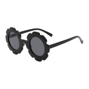 Kacamata hitam bingkai oranye UV400 anak-anak kacamata modis PC bertema bunga matahari untuk anak laki-laki dan perempuan cantik - Product Image 4