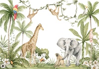 Personnalisation professionnelle pvc murale ininterior tableau décor mural 3d papier peint décoration de la maison pour enfant revêtements muraux pour chambre
