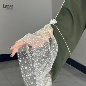 Рамадан Абая: Женское мусульманское платье для молитв в арабском стиле Дубай, Кебая, Кафтан, Роба (для женщин) - Product Image 3