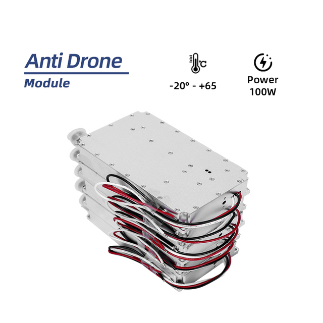 100w Drone Counter Module 400MHz 500MHz 600MHz 700MHz 800MHz 900MHz Anti Drone System RF Power Module for Drone Defense