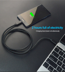 La policía de 100W 10Gbps de transferencia de datos USB <span class=keywords><strong>3</strong></span>,1 tipo c 5A Cable con E-mark Chip - Product Image 5