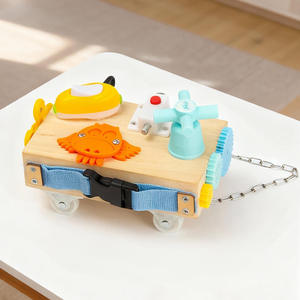Nouvel Arrivage : <span class=keywords><strong>Cube</strong></span> d'Activités Montessori Camion de Remorquage, Jeu de Démarrage de Vitesses, Jouet Éducatif pour Tout-petits, Entraînement à la Motricité Fine - Product Image 6