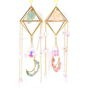 Atacado Várias Formas Natural Raw Crystal Prism Wind Chime Várias Formas Healing Stones Crystal Craft - Product Image 1