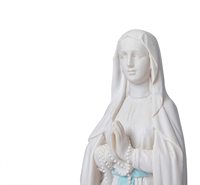 Statue en résine de Notre-Dame de Lourdes, Vierge Marie, décoration intérieure, sculpture en résine