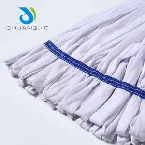 Chấp Nhận Tùy Chỉnh Lau Sàn T-shirt Loại Vải Ống Vòng Bông Ướt Lau Đầu