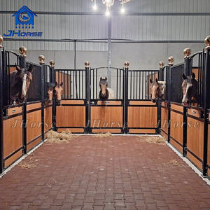 แผ่นแผงคอม้าแบบพกพาแผงม้าชุบสังกะสีสำหรับงานหนักม้าที่มั่นคงมาตรฐาน12ft แบบกำหนดเอง - Product Image 2