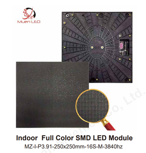 โมดูล LED สำหรับภายในอาคาร P3.91 SMD ขนาด 250x250 มม. พร้อมป้ายดิจิตอล 3840Hz ความสว่าง 800cd รับประกัน 2 ปี - Product Image 2